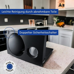 Cortadora multifuncional Steba, espesor de corte ajustable hasta 17 mm, protección para las manos Cortadoras Rasnite y Naty Shop