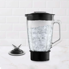 Batidora con base Ufesa White Gold, 1500W Leistung, 1,5L Glaskrug, Geschwindigkeitsregler Mit Led-Licht, Ice Crusher, 6 Herausnehmbare Edelstahlklingen, 2 Geschwindigkeiten + TURBO Mother and Child Naty Shop