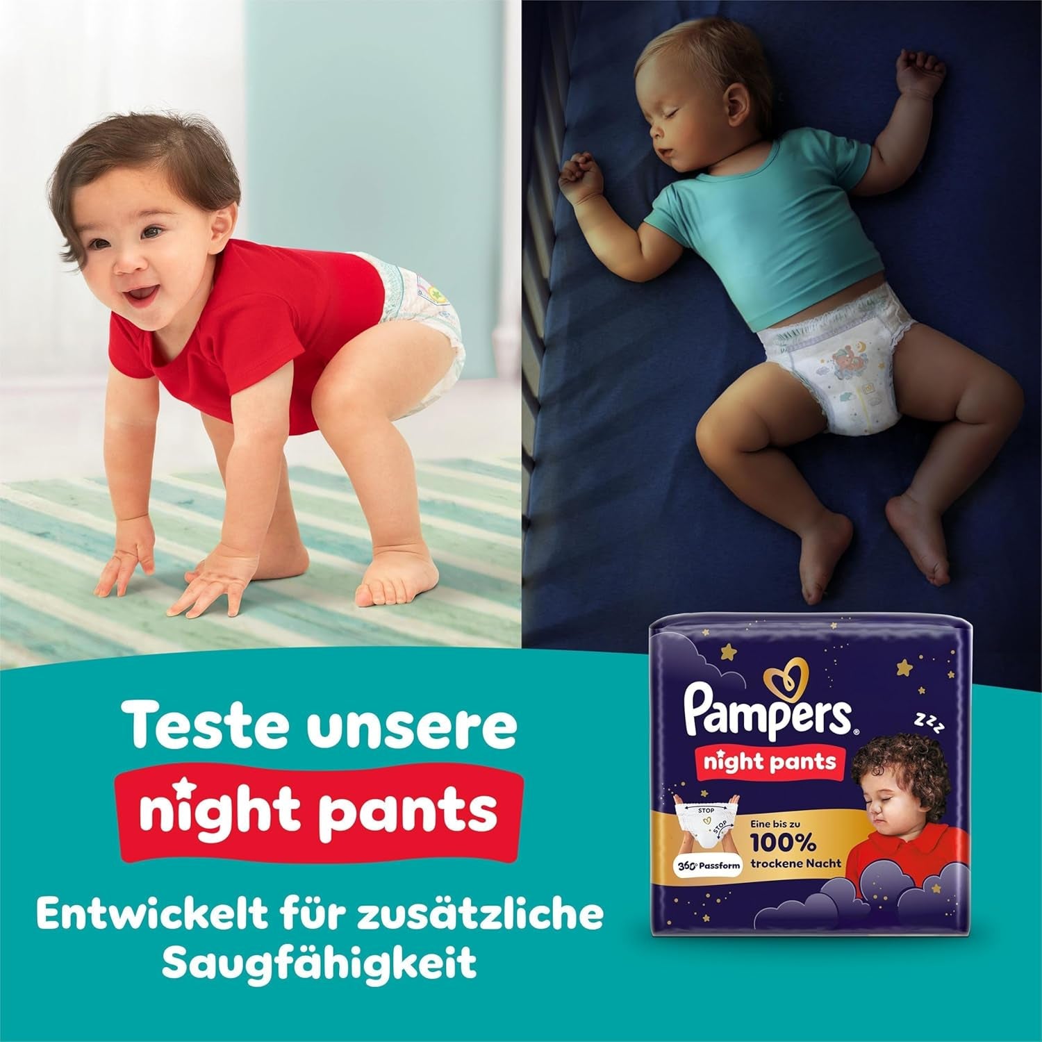 Pampers Baby-Dry Pants Tamaño 5, 160 unidades, 11 kg-17 kg, auslaufsichere 360° apto para día y noche