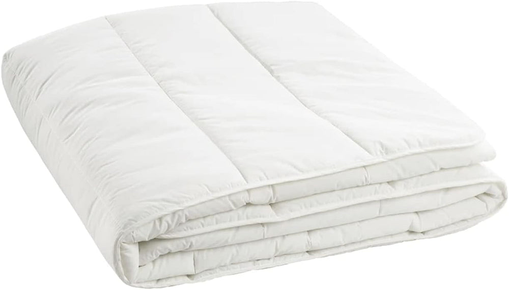 Prestige Italian Bedding Edredón de Verano de Microfibra, Blanco, Matrimonial, 100% Edredones y Edredones Naty Shop Matrimonial