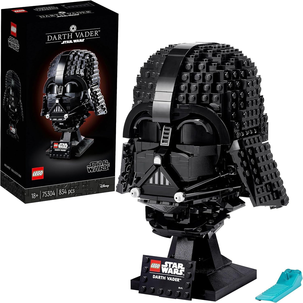 LEGO Star Wars Juego de construcción de casco de Darth Vader para adultos, idea de regalo para hombres, mujeres, él o ella, modelo de colección para construir y exhibir 75304 Juegos de construcción Besuche den LEGO-Store Singur