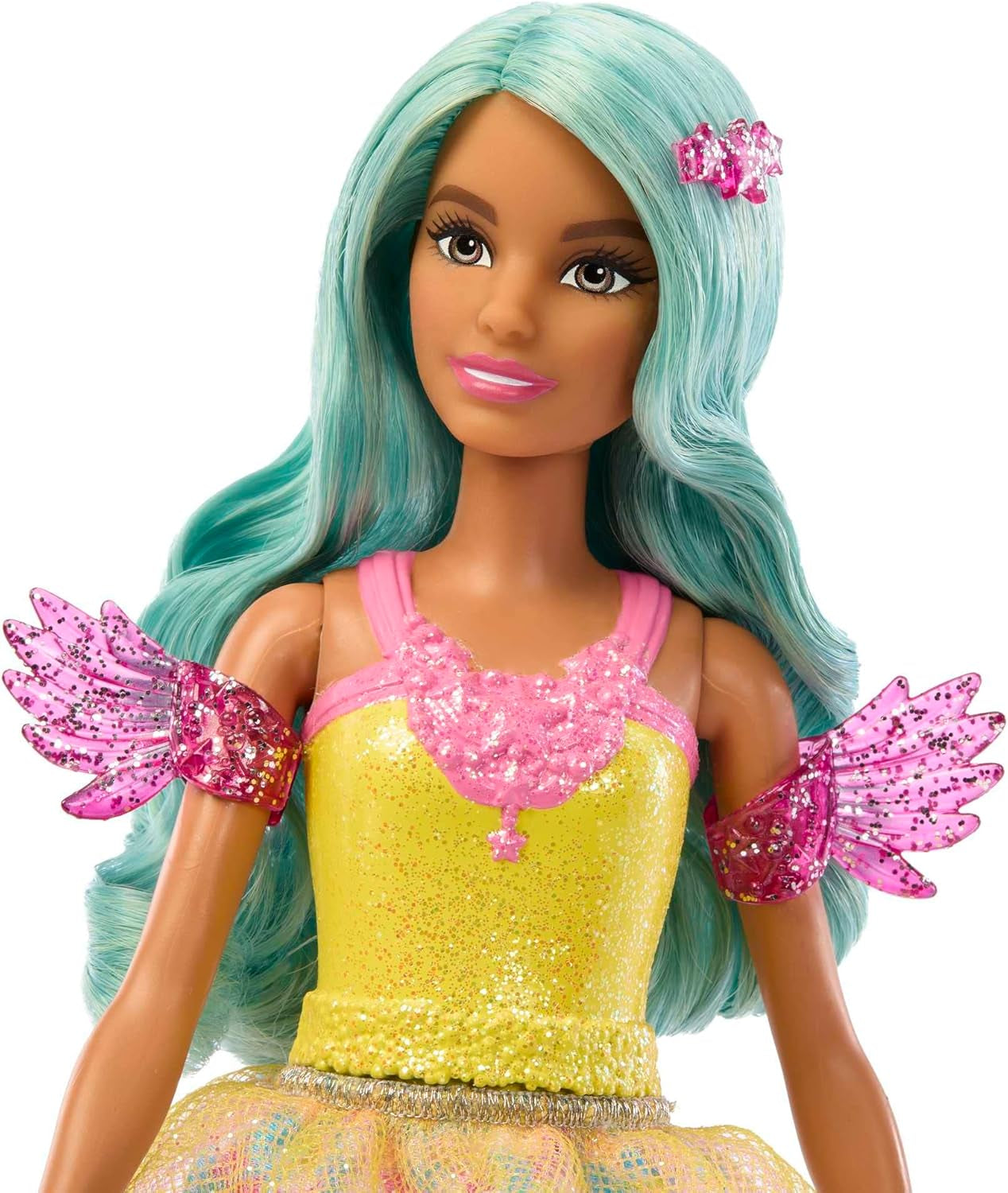 Barbie Ein Verborgener Zauber - Teresa Puppe mit märchenhaftem Outfit, gewelltes Haar and Kamm für Frisierspaß, für Kinder ab 3 Jahren, HLC36