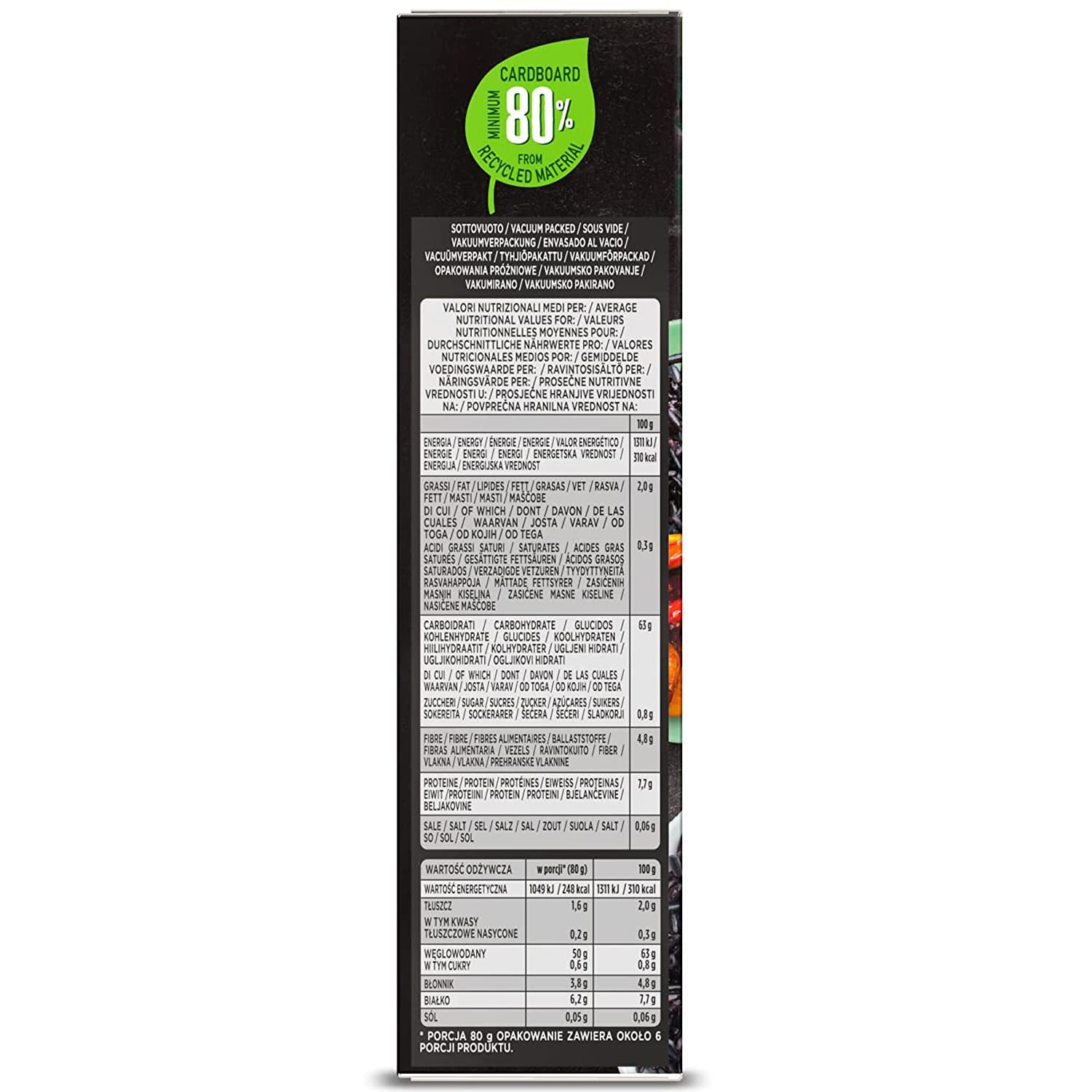 Scotti Arroz Integral Negro Riso Nero Venere 500 g