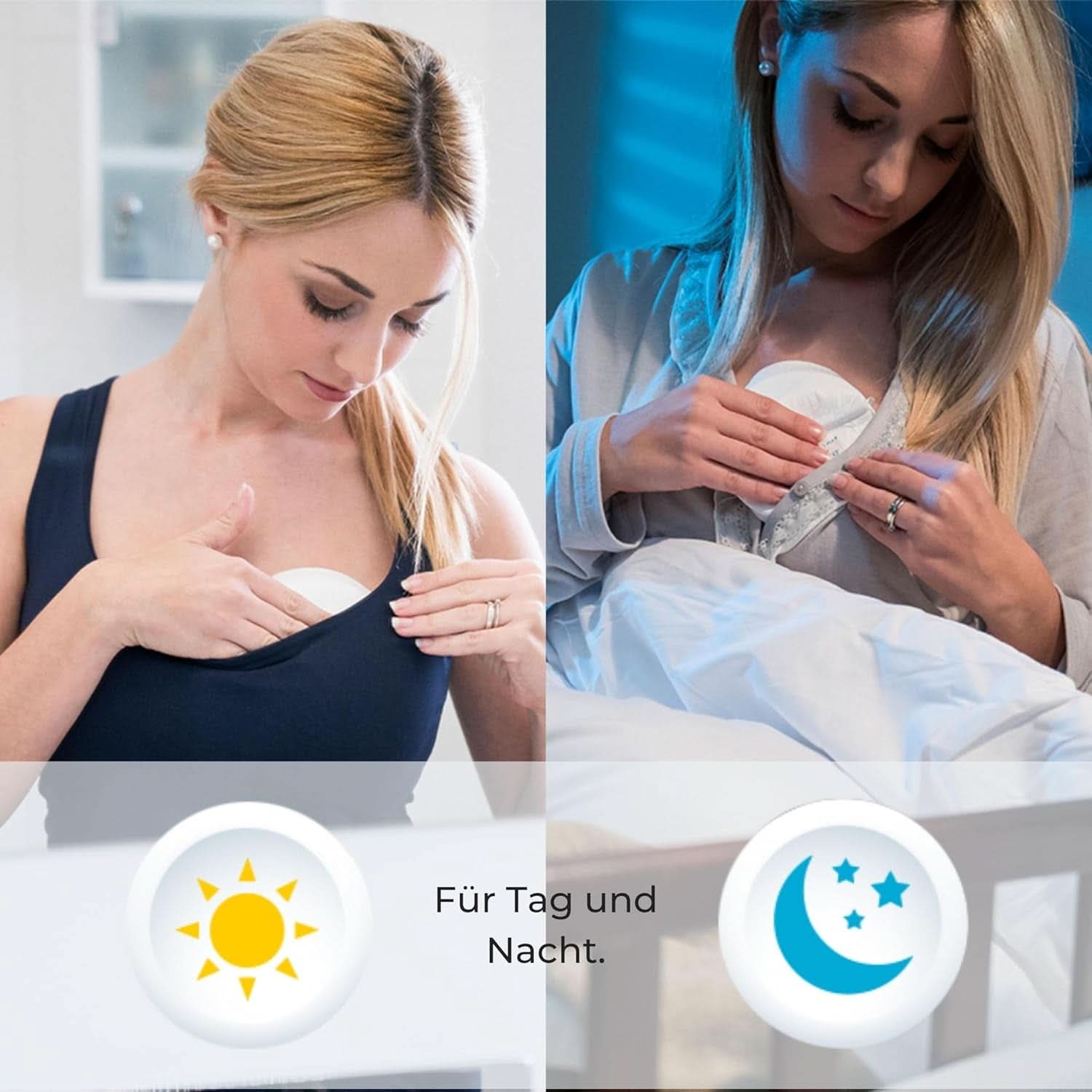 Nuvita 1202 - Absorbentes para lactancia de día y de noche Accesorios Alimentación y Lactancia Tienda Bebe Naty