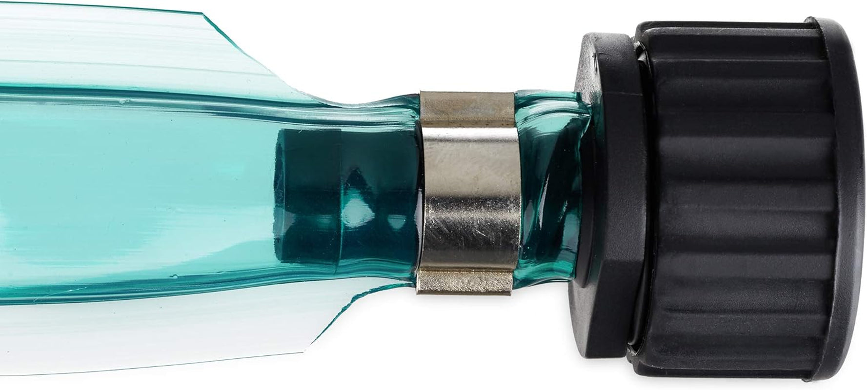 Furtun de irigare Relaxdays, furtun plat pentru grădină, cu orificii, gata de conectare, 8 metri, verde, 1 bucată, plastic