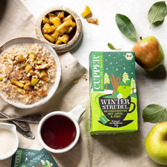Cupper Ceai de fructe organic „Winter Strudel”, 20 pliculețe de ceai nealbite, ecologic, comerț echitabil