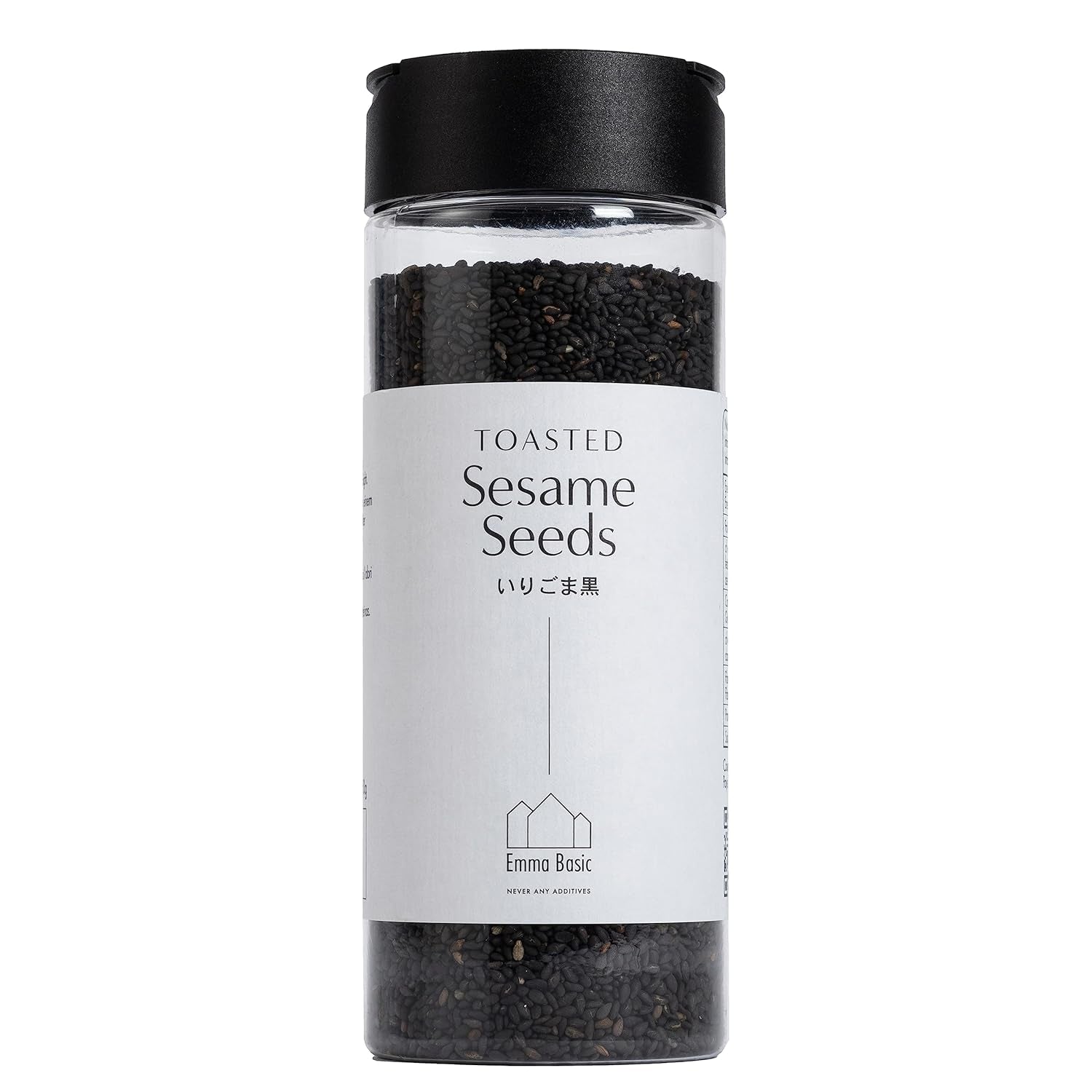 - Gerösteter negro Sésamo 150g | Ballaststoffreich | Fuentes de proteínas veganas | Aroma del Reich | Antioxidante | Einfach streuen