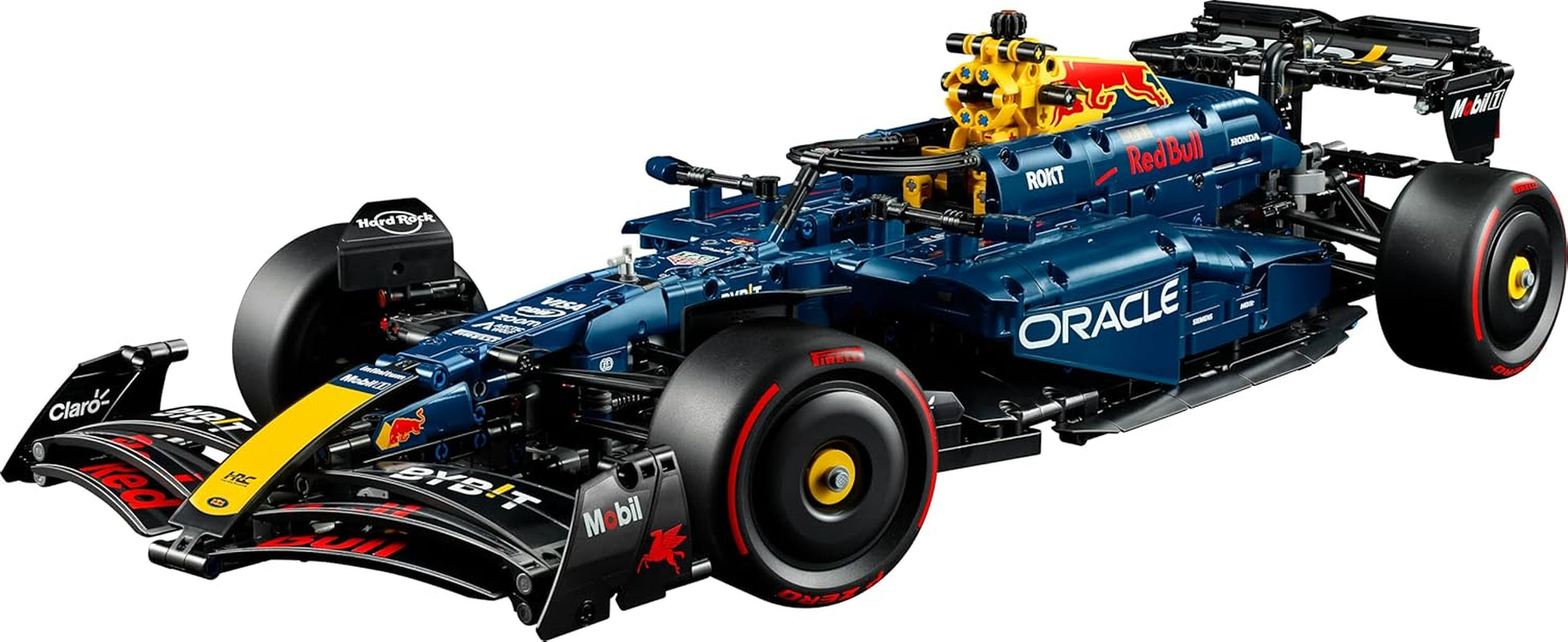 LEGO Technic Oracle Red Bull Racing RB20 F1 Rennauto Modell - Formel 1 Bauset zum Sammeln - V6-Motor, Getriebe, Lenkung & DRS im Maßstab 1:8 - Giftidee für Erwachsene & Teenager 42206