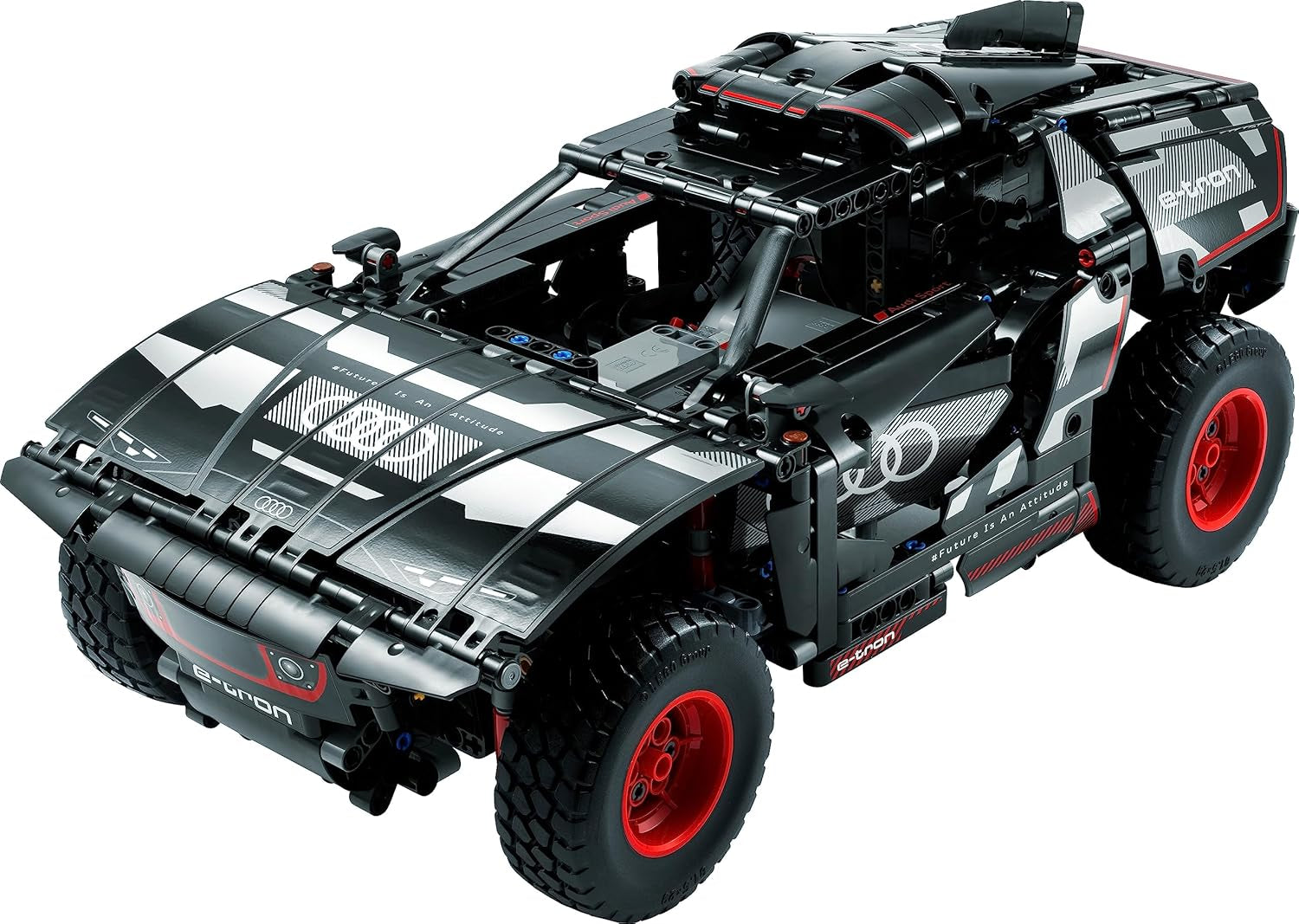 LEGO 42160 Technic Audi RS Q e-tron, Rallye-Auto-Spielzeug, Dakar-Rallye-Geländewagen, App-steuerter RC mit Control+, Geschenk für Jungen, Mädchen y Fans ab 10 Jahren zum Bauen