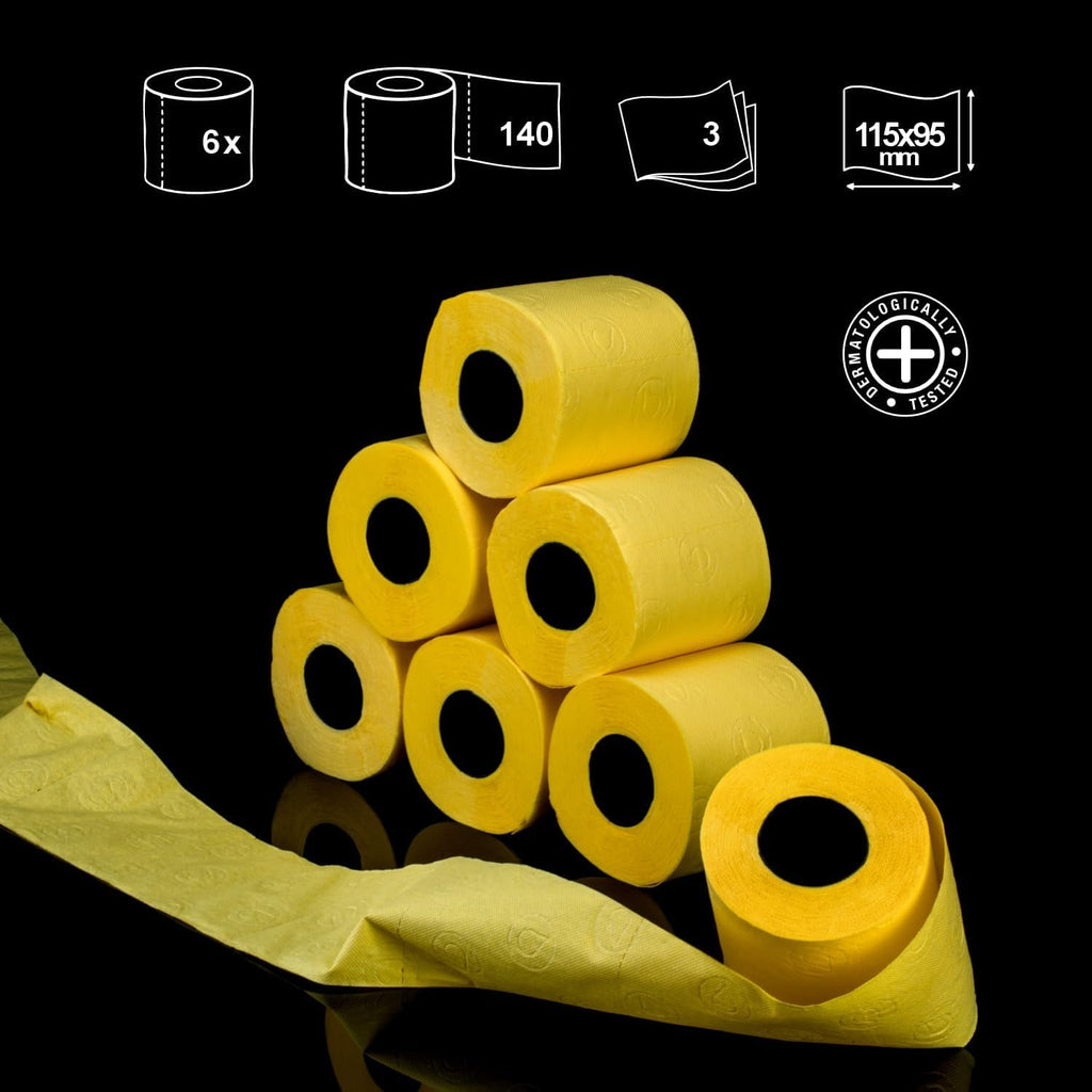 Hârtie igienică RENOVA YELLOW 6 role