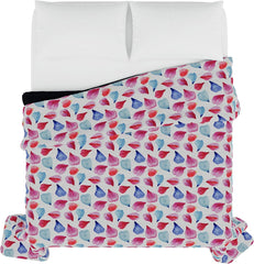 Colcha de Verano Estampada Fantasía, Relleno de Poliester, Pétalos, 260X270Cm Edredones y Edredones Naty Shop