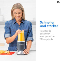 Nutribullet Original, Batidora eléctrica, Zerkleinerer, Smoothiemixer, Smoothie Maker, 600 W Leistung, Einfach Und Schnell in Der Anwendung, Kompakt, Leicht Zu Reinigen, NB603DG Kitchen Naty Shop