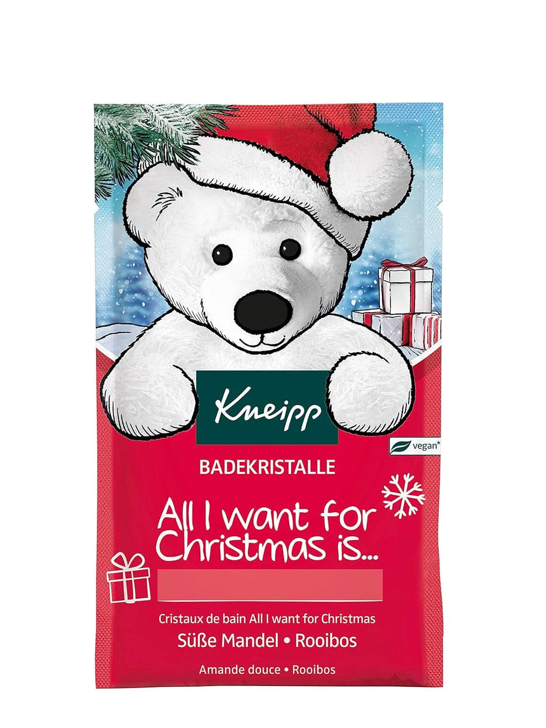 Kneipp, sal de baño, frambuesa y arándano, 60 gramos Ducha y baño Naty Shop 60 gramos Almendras