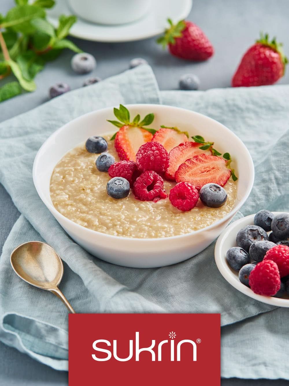 Sukrin Eritritol, alternativa natural al azúcar sin calorías, 1 paquete, 500 gramos Edulcorantes Naty Shop