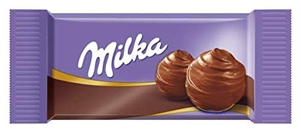 Mix Milka Naps – Mini cuadrados de chocolate en 4 surtidos: Leche Alpina, Fresas, Avellanas, Crema de Cacao – 1 x 1kg