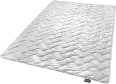 Traumnacht Exklusiv Plapumă ușoară pentru vară Fabricat din 100% mătase sălbatică, certificat Oeko-Tex, fabricat în Germania, greutate de umplere: 550Gr, 135 X 200 Cm Plapumi si pilote Naty Shop 135 X 200 Pătură de vară - mătase sălbatică