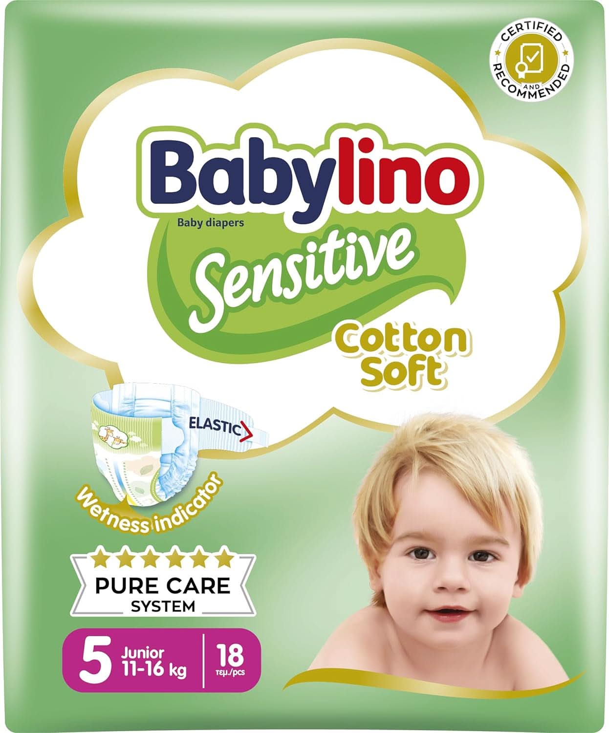 Babylino Sensitive, pañales delicados para niños, varios tamaños
