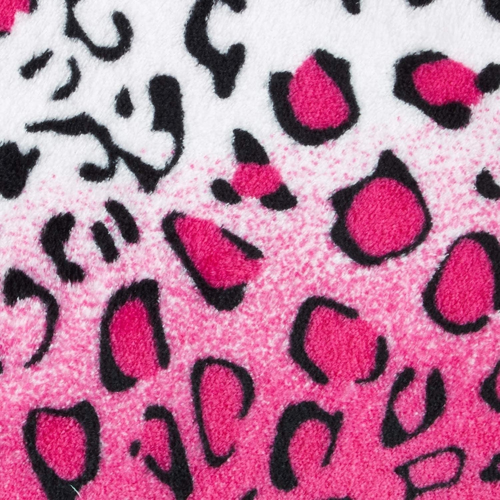 Home Must Haves Queen/King Cebra Jirafa Safari Estampado animal Para todas las estaciones Manta para sofá súper suave y cálida Tamaño de cama Poliéster rosa Leopardo rosa Edredones y edredones Naty Shop