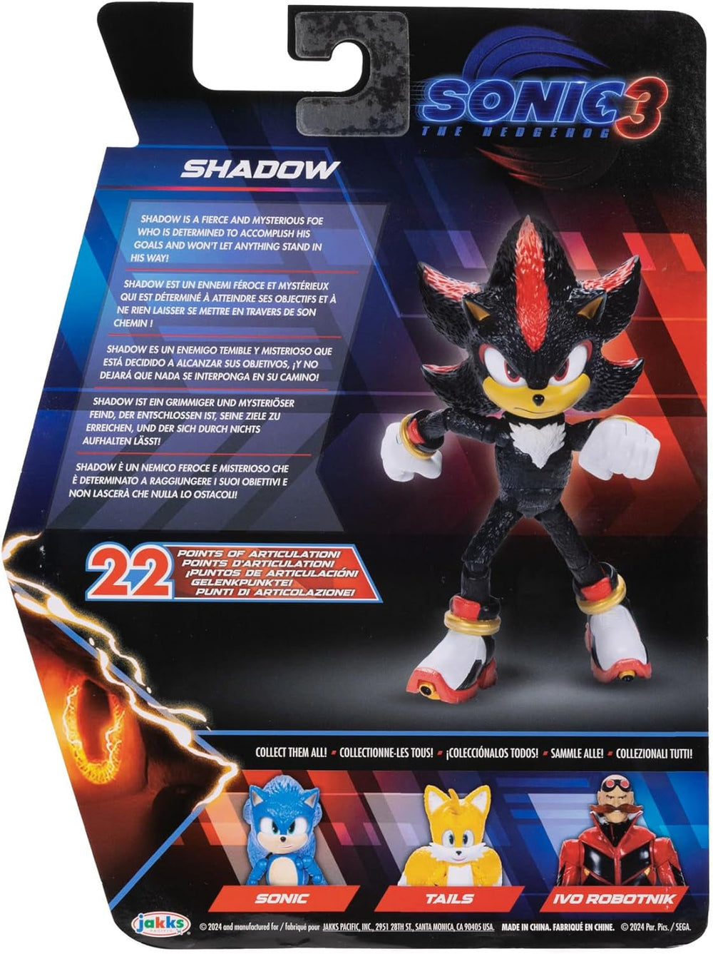 Sonic 3 Película 12.7 Cm Figuras De Acción Sombra Figuras De Acción Naty Shop