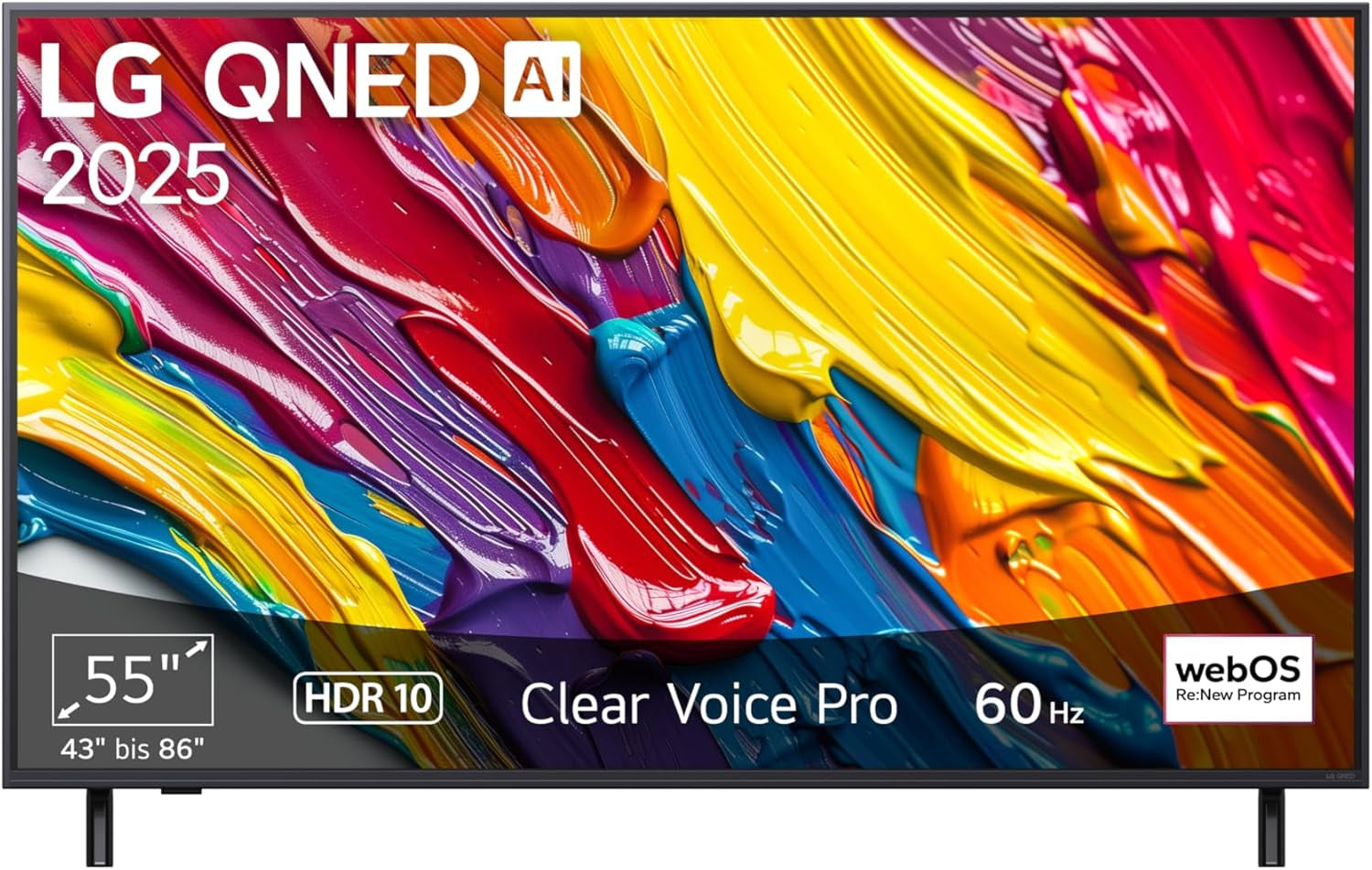 Televizor LG 43QNED82A6B, 43 inch (109 cm), 4K, QNED AI (procesor α7 Gen8 4K AI, webOS 25, 60Hz) [Anul modelului 2025]