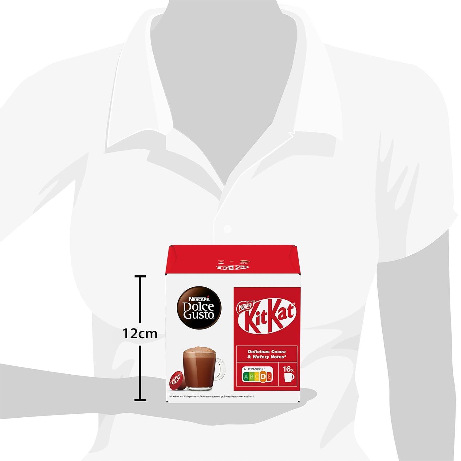 NESCAFÉ DOLCE GUSTO Kit Kat Kakaokapseln 3er Pack (3 x 16 Kapseln)
