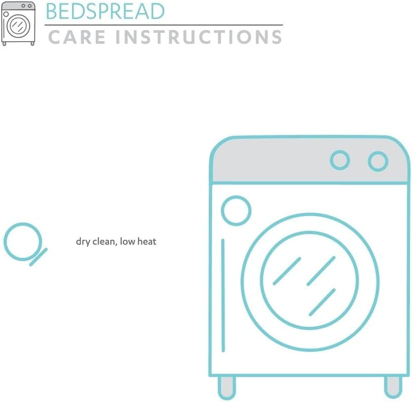 Lush Decor Colcha con faldón de volantes, poliéster, blanco, cama doble Lush Decor Camas y Mantas