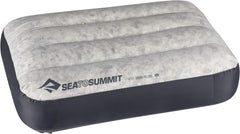 Sea to Summit - Aeros Down Travel Pillow L - Ultralight & Inflabilă - Material 10D - Pernă din puf Premium - Antiderapantă - Pentru drumeții și camping - 42 X 28 X 12 Cm - Gri - 95 G Perne calatorie Naty Shop Gri Mare