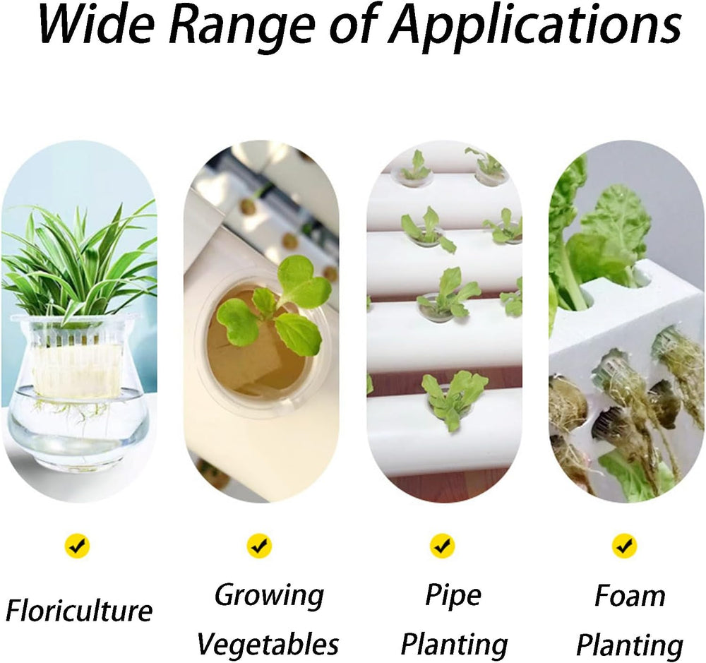 50 esponjas hidropónicas de 32 x 30 mm, sistema hidropónico de propagación de lana de roca, bloque de esponjas de propagación, esponjas para plántulas, sistema hidropónico de invernadero para cultivar vegetales y flores