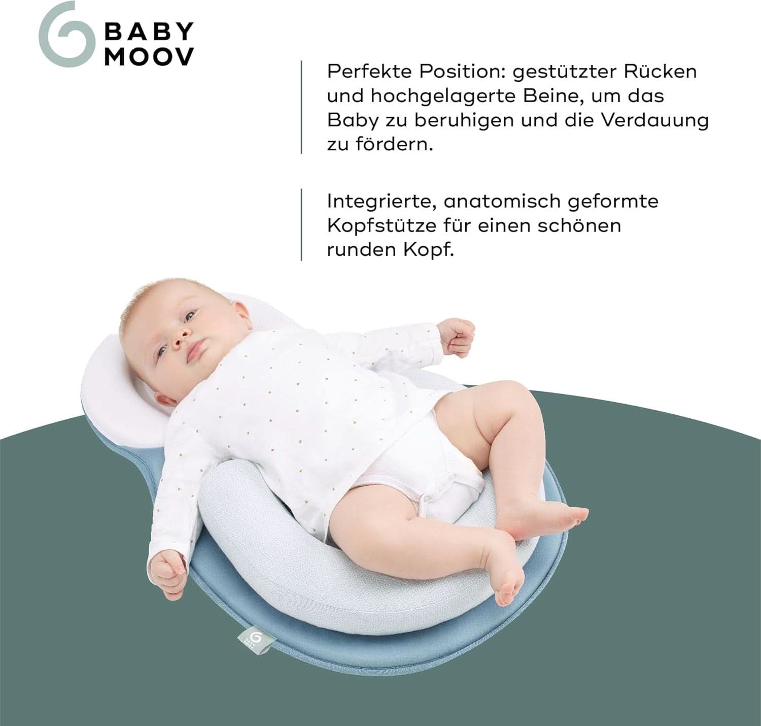 Babymoov Cosydream Almohada posicionadora Mosaic para bebés para aliviar los cólicos y prevenir la plagiocefalia, 0-3 meses Accesorios Alimentación y Lactancia Tienda Bebe Naty
