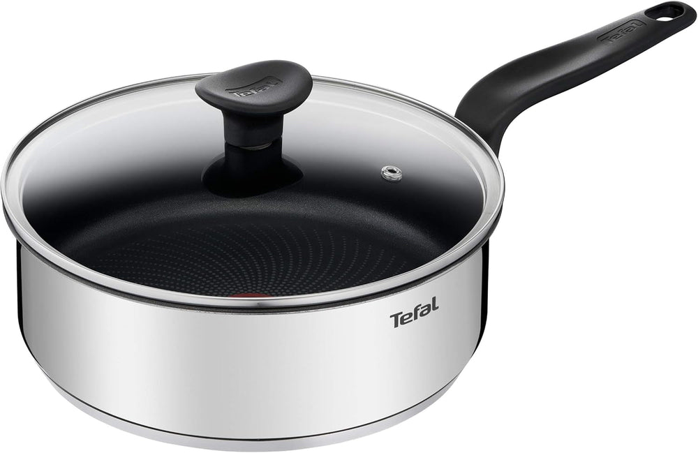 Tefal Sartén principal 20 cm, acero inoxidable Con revestimiento antiadherente Ollas y sartenes Naty Shop Recubrimiento antiadherente Sartén para cocinar 24 Cm