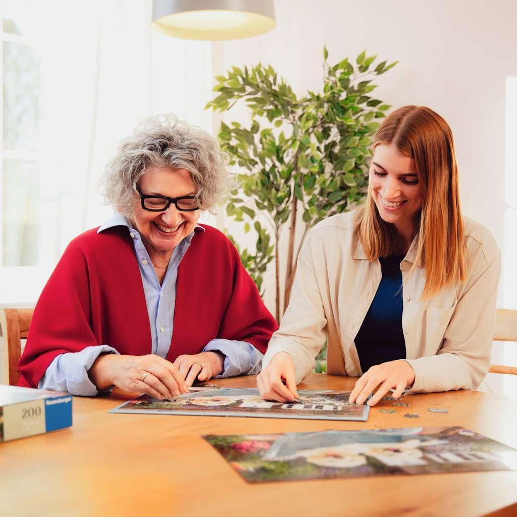 Ravensburger Puzzle 12001369 - Colibri și fluturi - puzzle de 200 de piese pentru persoane în vârstă și seniori, cu piese de puzzle mai mari, cu aderență, șablon cu imagine mare și cu bază pentru puzzle Puzzle Naty Shop