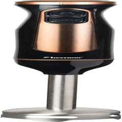 Bestron Stabmixer, Pürierstab Mit 2 Geschwindigkeitsstufen & Ergonomischer Handgriff, Staab Abnehmbar, Material: Edelstahl, Color: Schwarz/Silber Kitchen Naty Shop Kupfer