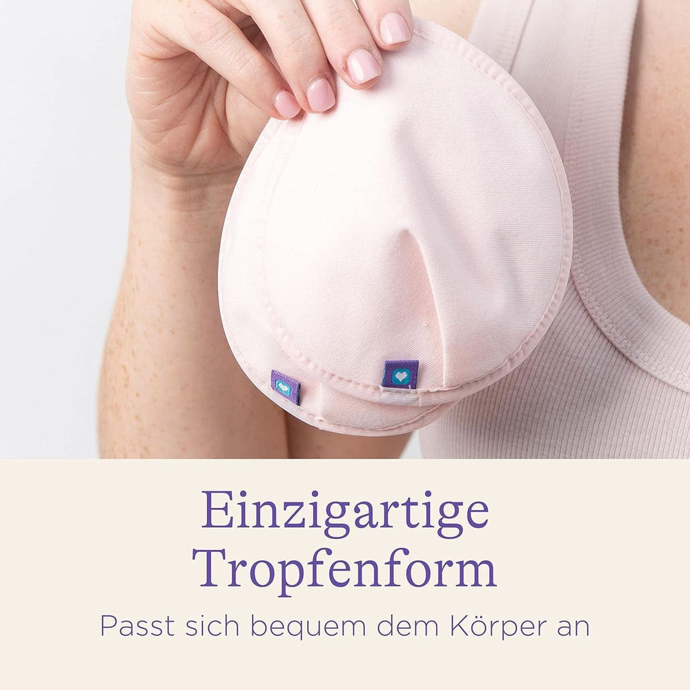 Lansinoh Waschbare Stilleinlagen Hellrosa & Schwarz - 8 unidades Inkl. Wäschenetz - Ultrasaugfähig, Superweich Und Wiederverwendbar Accesorios Alimentación y Lactancia Bebe Naty Shop