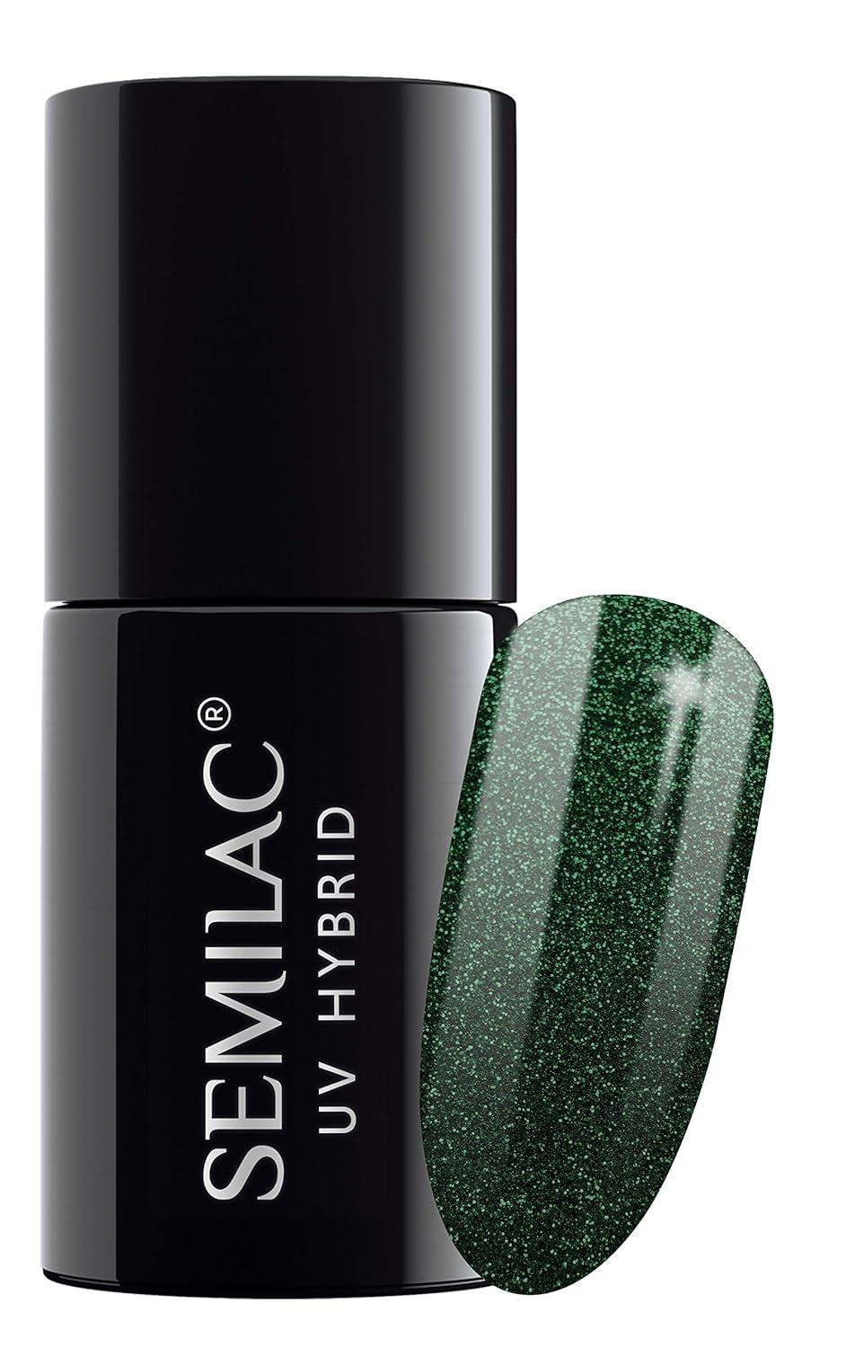 Semilac UV Nagellack Hybrid 404 Muffin de Frijoles Negros 7ml Kollektion Sabores de Otoño