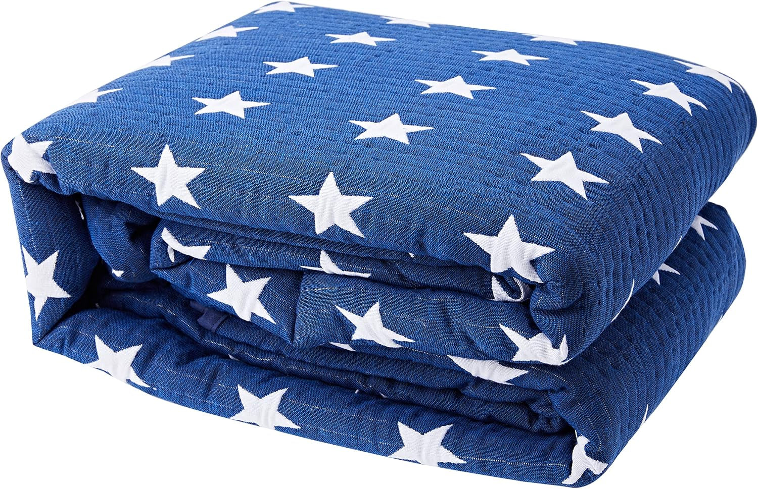 VIALMAN cubrecama Sofia 10 cama king size | edredón de estrellas | tamaño del edredón 250 X 270 cm | cubrecama y cubre sofá azul marino Camas y Fundas Besuche den VIALMAN-Store Azul marino 250 X 270 Cm