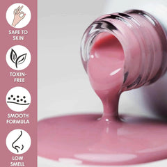 Juego de esmaltes de uñas de 4 piezas – Esmalte de uñas a base de agua de larga duración y secado rápido – Esmalte de uñas para diseño de uñas DIY (juego de 4 piezas de estilo normal desnudo)