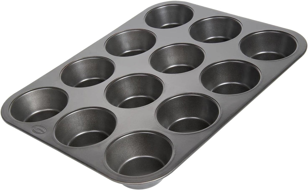 Wenco Muffinform 12Er Antihaft Backblech, Spülmaschinengeeignet, Karbonstahl – Muffinblech Für 12 Muffin – Hitzebeständig Bis 220°C, Schwarz Moldes y bandejas para hornear Naty Shop Versión 2021