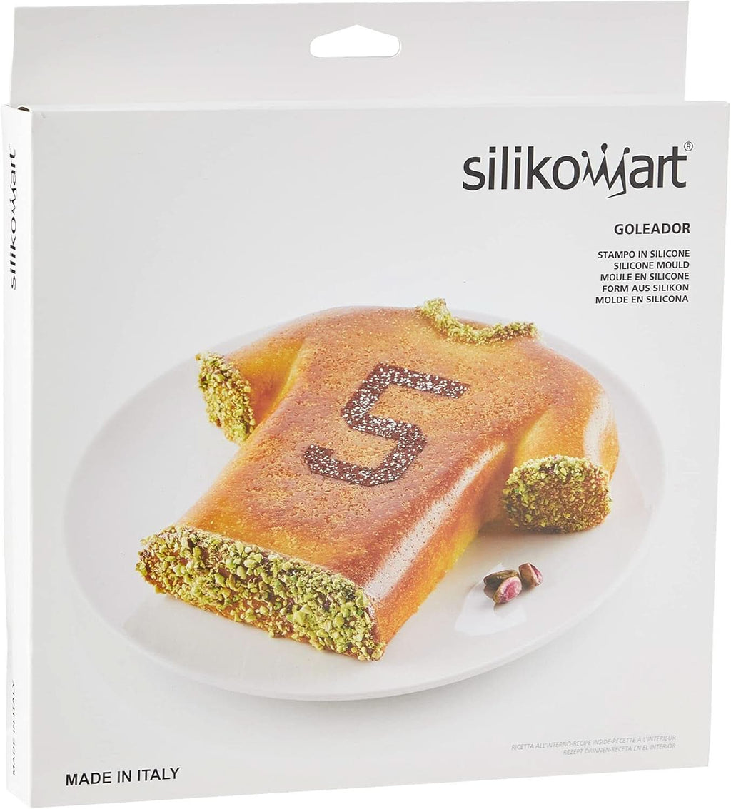 Silikomart 195233 20.339.40.0065 Mulaj Silicon Tricou Fotbalist, 24 X 23 X 4 cm Bucatarie Naty Shop