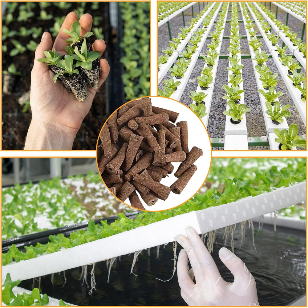 50 esponjas de cultivo hidropónico, esponjas de plántulas hidropónicas, tapones de esponja para cultivo de raíces, adecuados para varios tipos de cogollos, como tomate, fresa y menta