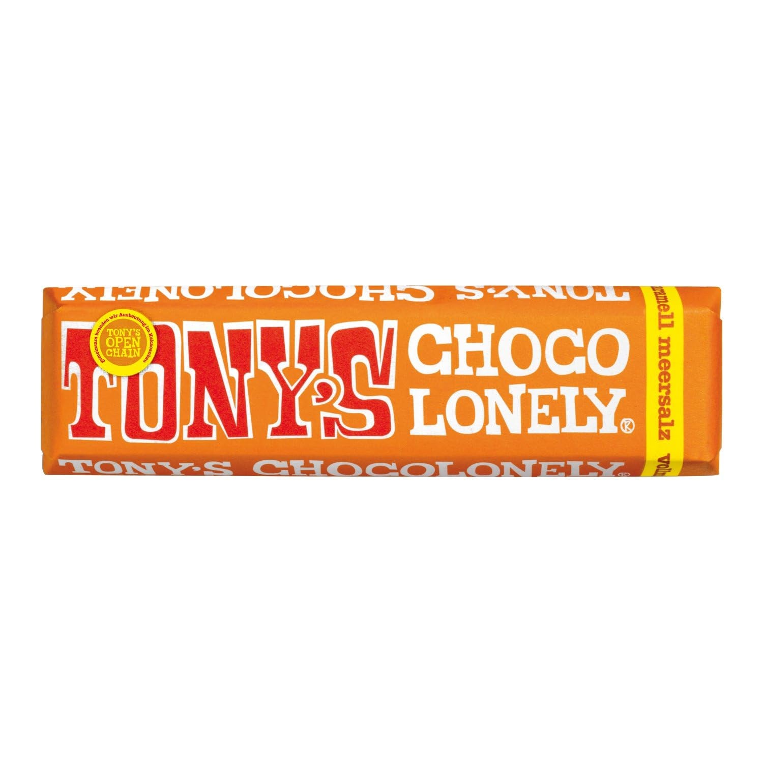 Tony's Chocolonely, chocolate con leche con caramelo y sal marina 47g