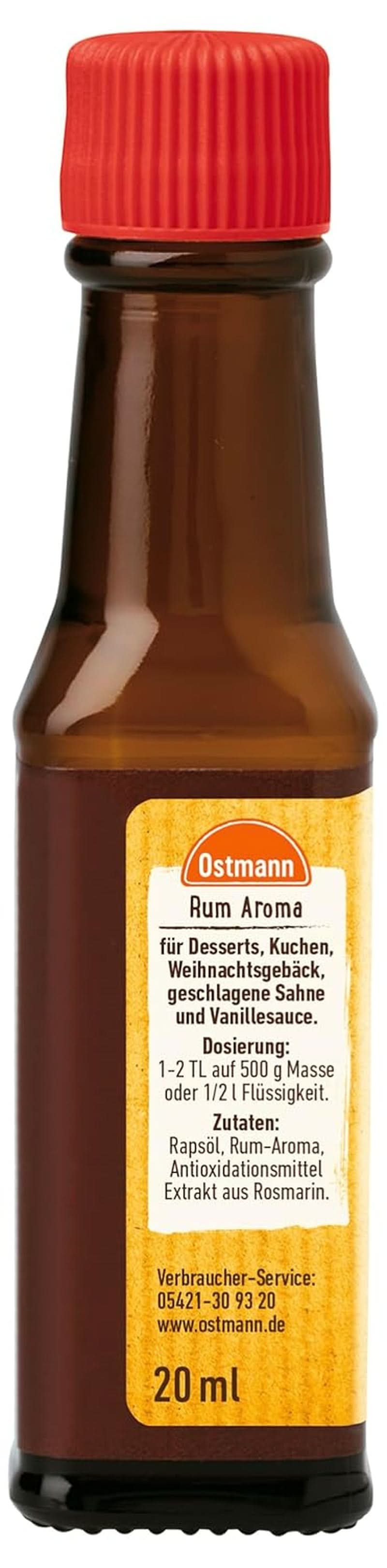 Aroma de ron Ostmann, 20 ml Aromas Naty Shop