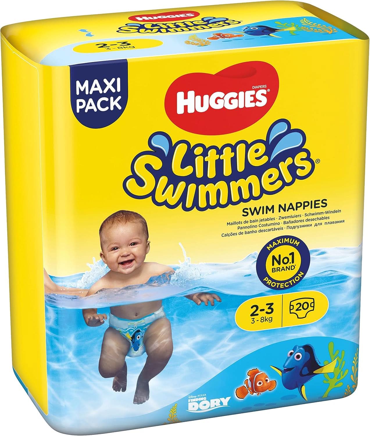 Huggies Little Swimmers scutece de înot, mărimea 2 - 3 (3 - 8 kg) Mama si Copilul Naty Shop