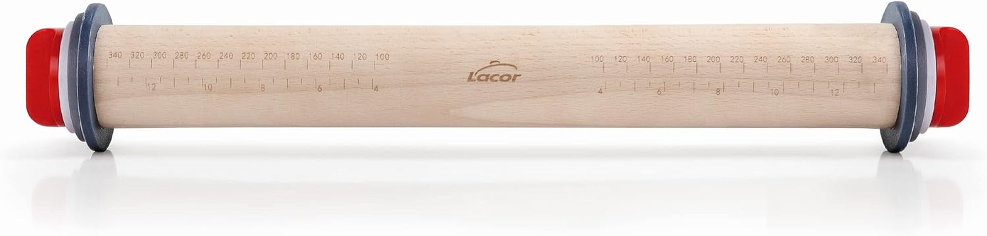 67142 Teigroller Buchenholz 34 cm con Weinring, Holz, marrón, 42 x 6 x 6 cm