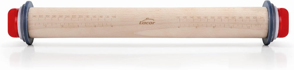 67142 Teigroller Buchenholz 34 cm con Weinring, Holz, marrón, 42 x 6 x 6 cm