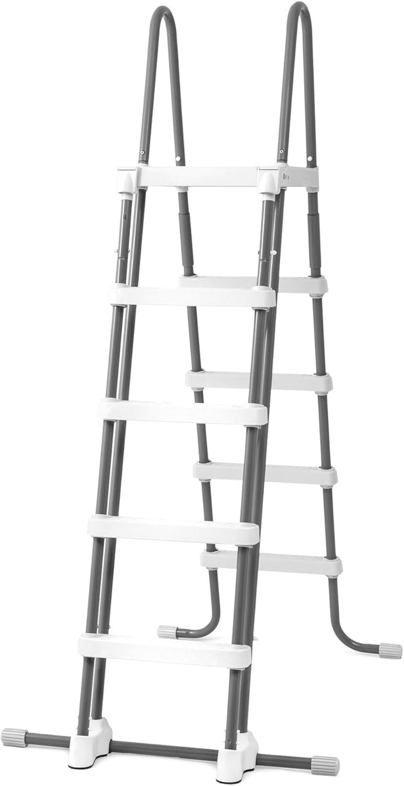 Escalera de seguridad Intex 28076, para piscinas, gris, 122 cm