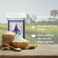 ARROZ ROYAL THAI - Arroz pegajoso - 1 x 1 KG