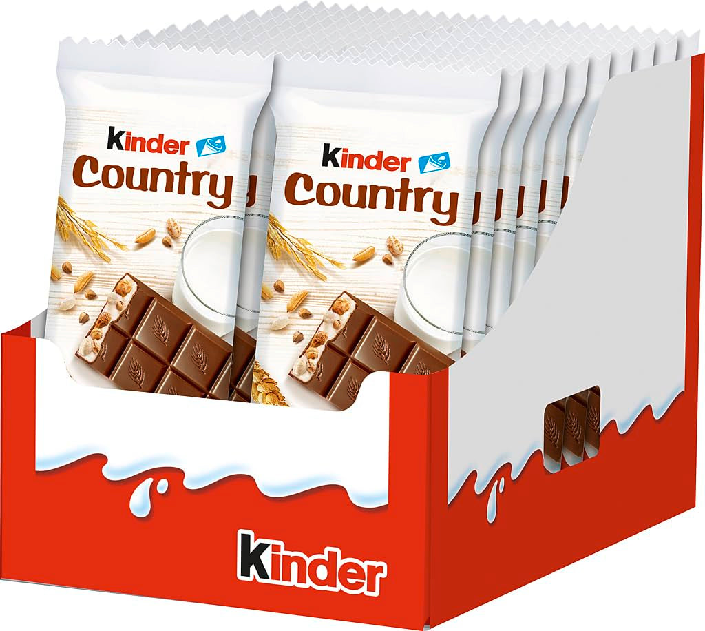 Barritas Kinder Country, 9 barritas, 212 g