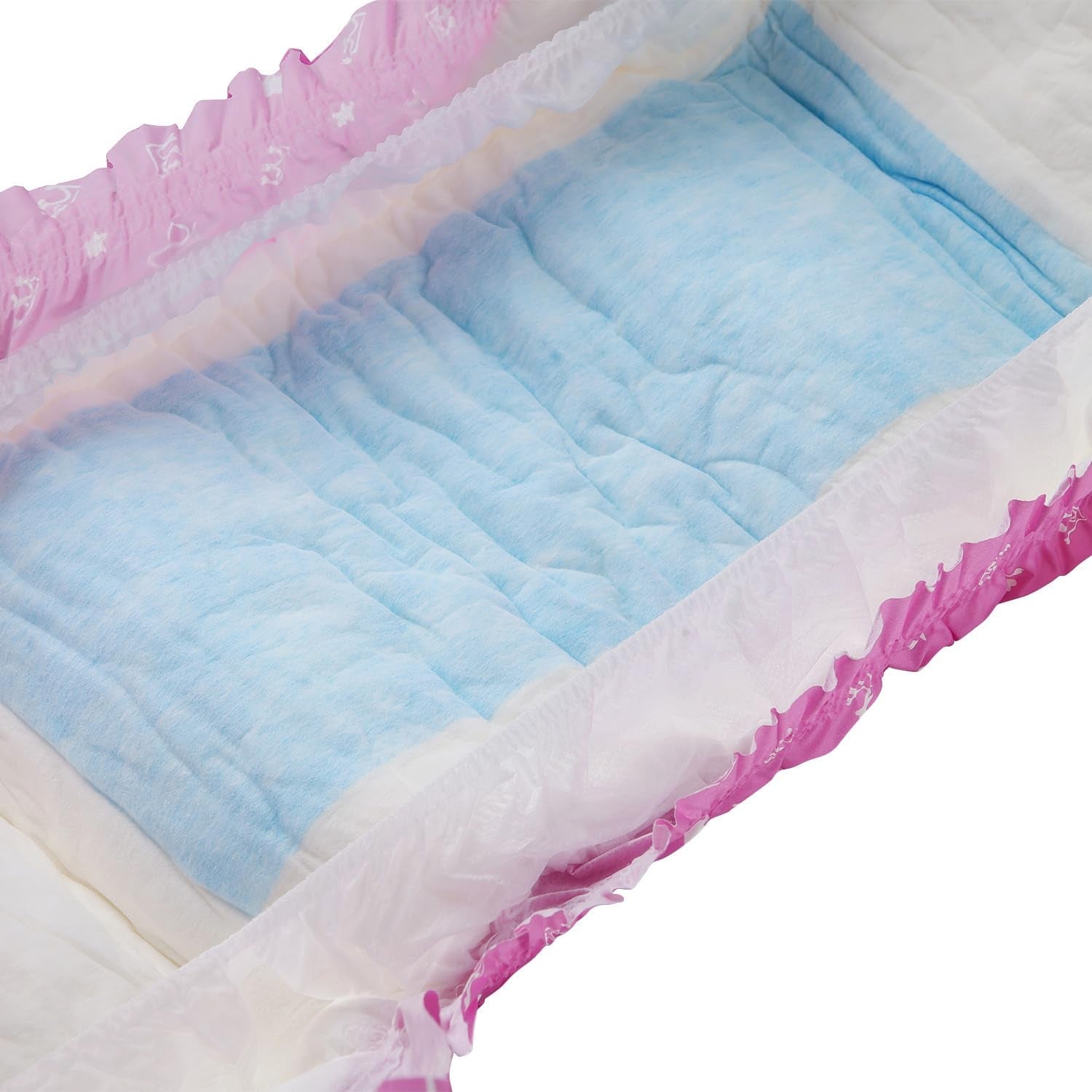 CutiePlusU Pañales para Adultos, 10 Piezas, Braguitas Desechables para Incontinencia con Sábana para Mujeres y Hombres, Máxima Absorbencia Durante la Noche - Little Princess (Tamaño Grande 94-119cm)