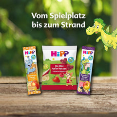 Pliculeț HiPP Organic Mango-Fructul Pasiunii în Aromă de Pară-Măr - Nick Rhino (8 x 100g), de la 1 an, piure de fructe 100%, fără zahăr adăugat, vegan, de cea mai bună calitate organică