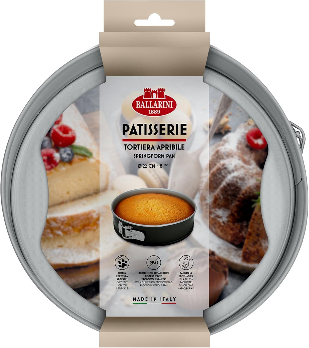 Ballarini, Molde para hornear, varios modelos Moldes y bandejas para hornear Molde para pasteles Naty Shop Gris Spring - 22 Cm
